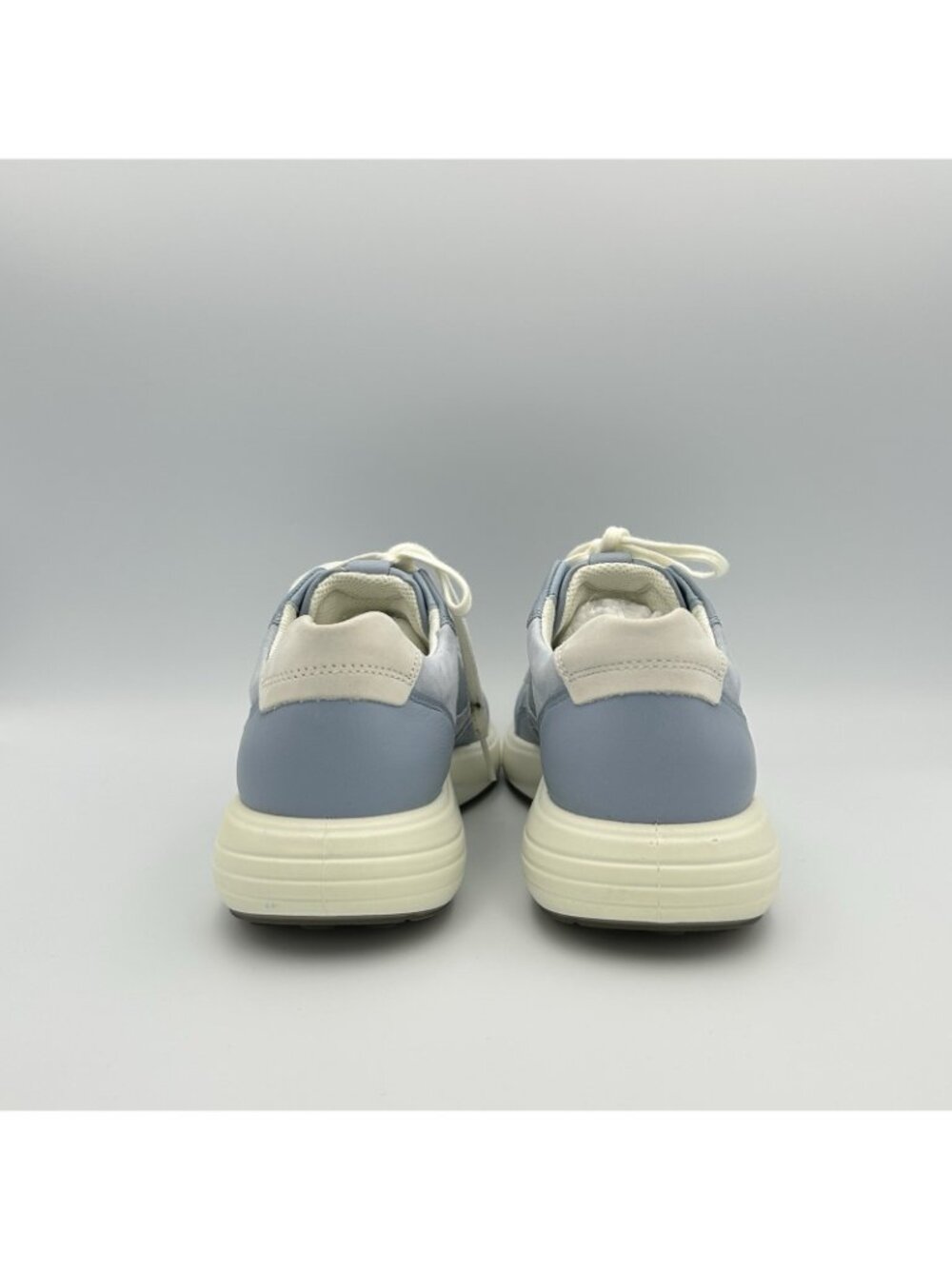 ECCO Soft 7 Runner Sneakers Women’s Size 9 US Blue Leather Lace Up Shoes - Picture 4 of 13